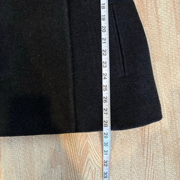Vintage Calvin Klein Wool Blend Pea Coat Size 4 - Picture 9 of 9